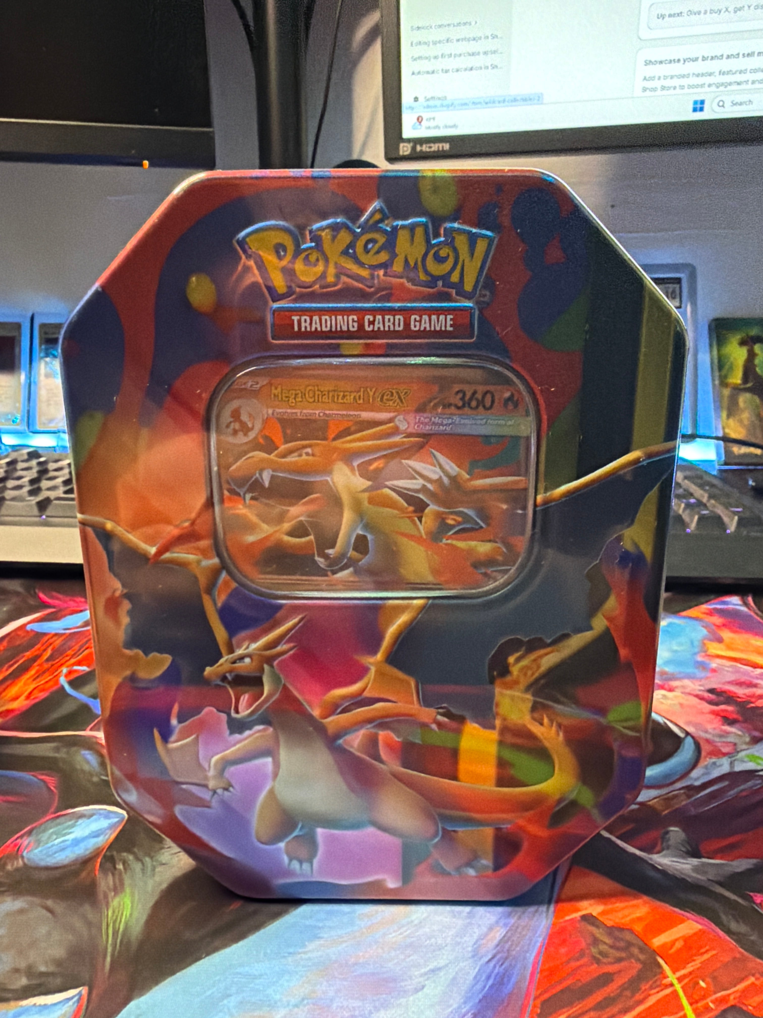 Mega Charizard Y Tin
