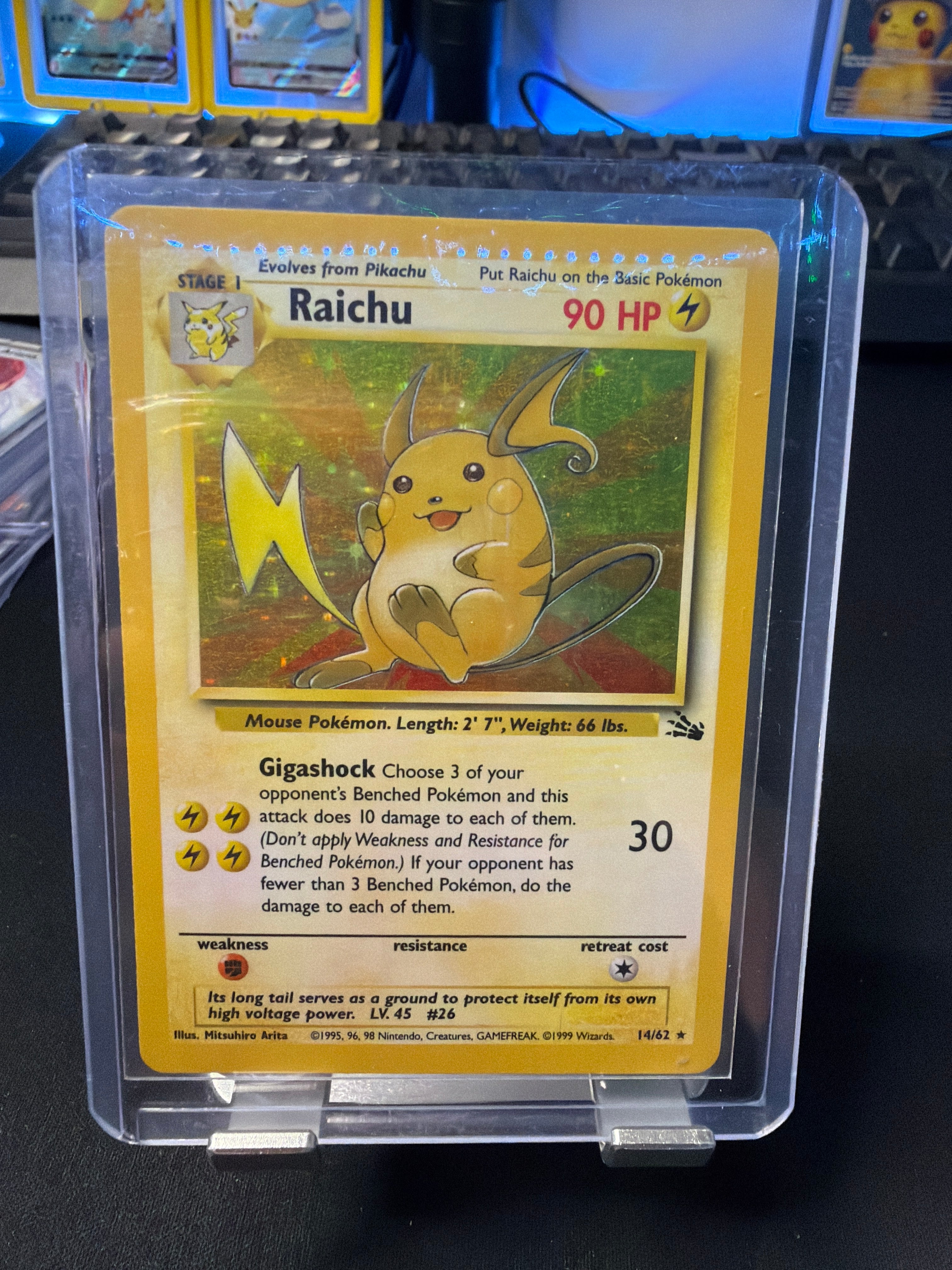 Raichu Fossil set