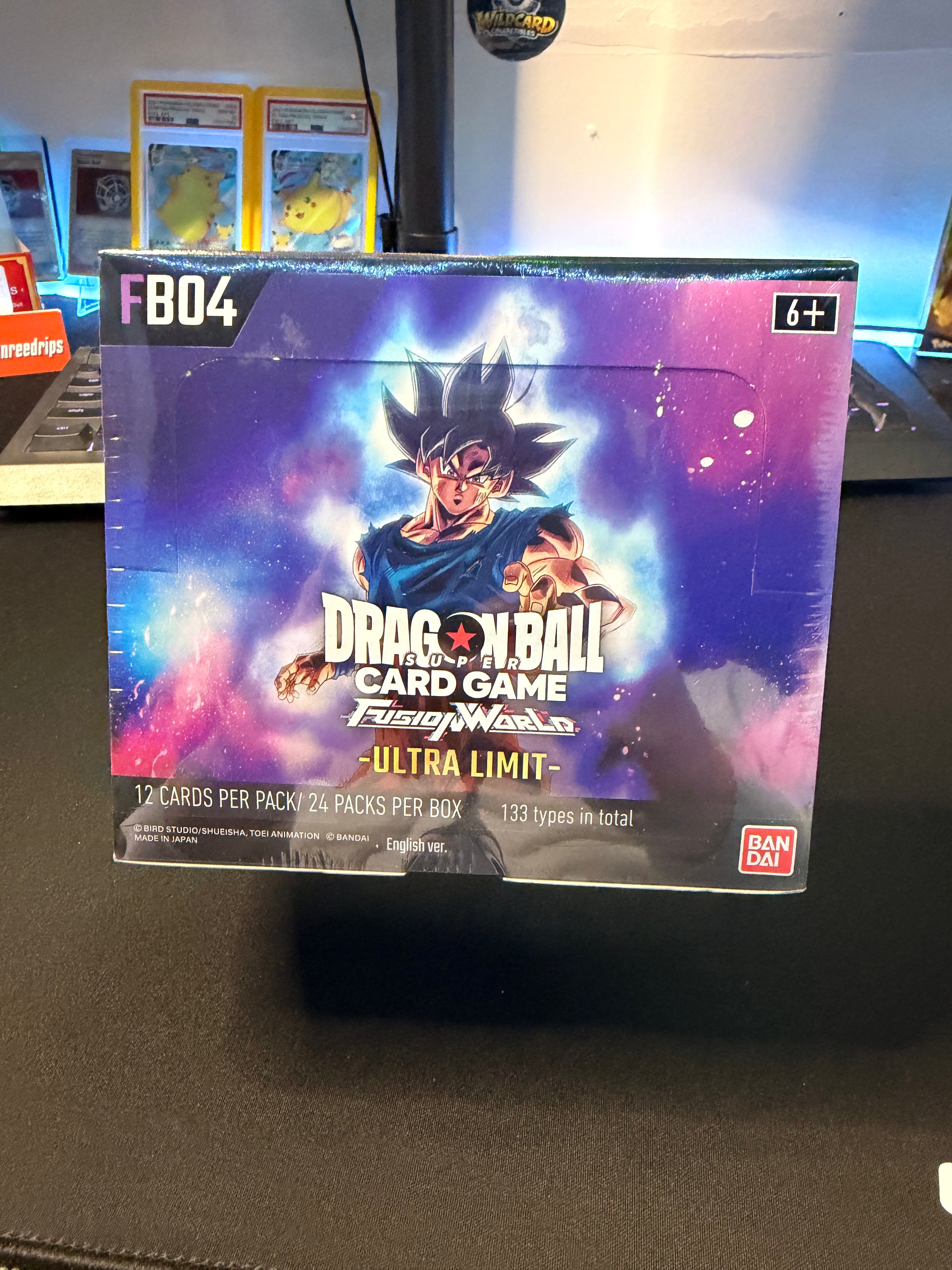 DRAGON BALL ULTRA LIMIT BOOSTER BOX Wildcard Collectibles DRAGON BALL ULTRA LIMIT BOOSTER BOX Wildcard Collectibles